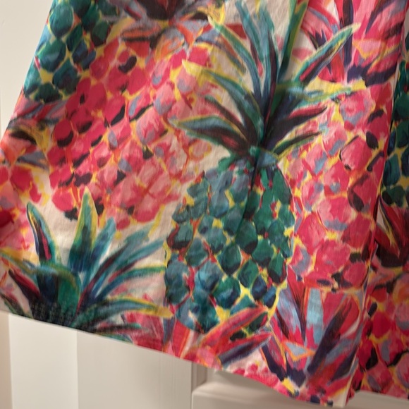J. Crew Ratti Printed Pineapple Skirt - Picture 2 of 5